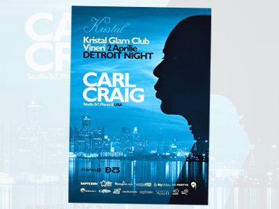 Carl Craig poster design club club flyer club poster clubbing clubbing flyer clubbing poster design electronic music event event flyer event poster flyer flyer design house music party party flyer party poster poster poster design
