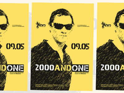 2000 And One poster design