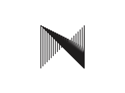 N letter mark / New Black logo design symbol explorations [GIF]