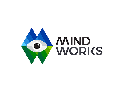 MindWorks logo design