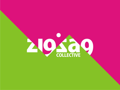 ZigZag collective band brand branding clubbing collective colorful creative design djing djs electronic identity logo logo design logo designer logotype music producers romania type typographic typography wordmark zigzag