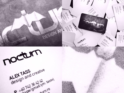 Nocturn / Alex Tass business cards