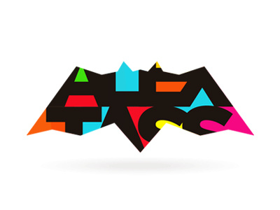 alextass.com logo design symbol - my personal bat