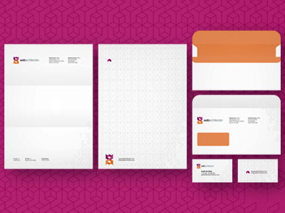 Web Architecten stationery design