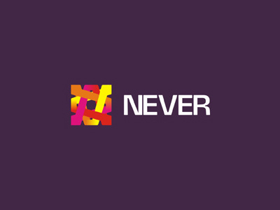 Never logo design