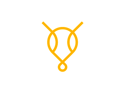 Honey bee logo design symbol