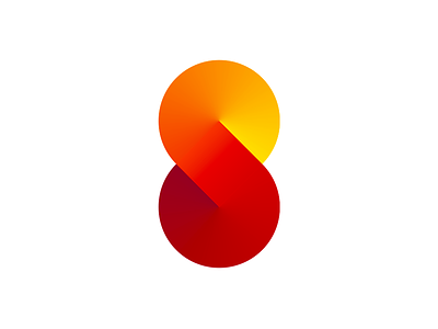 S letter, loop, infinity for infinite learning logo symbol