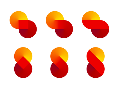 S letter, loop, explorations for infinite learning logo symbol