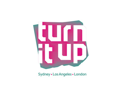 Turn It Up logo design