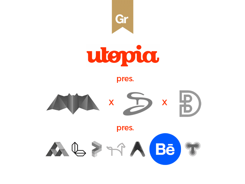 ALPHABET logo collection featured on BEHANCE