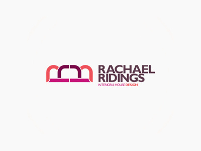 Rachael Ridings - interior & house design - logo design brand branding creative custom made design event house house design identity interior interior design letter mark monogram logo logo design logotype r rr type typographic typography