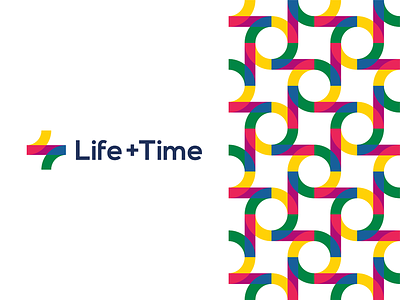 Life + Time, management app logo design, L + T monogram