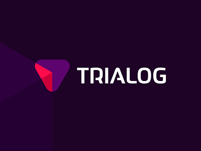 Trialog, TR / AI / Software dialog, logo design