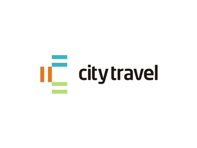 City Travel agency logo design