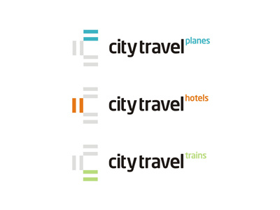 City Travel agency logo design sub-branding agency brand branding business c capital city custom custom made identity letter mark monogram logo design logotype town travel travel agency type typographic typography urban