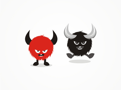 Beasts + monsters characters / icons / logo design symbols