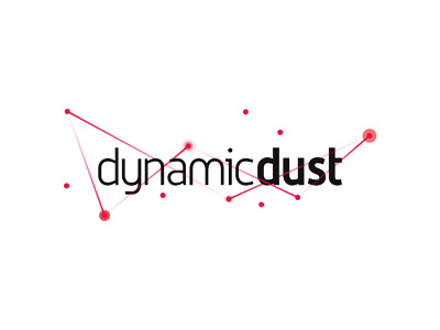 Dynamic Dust logo design for games and apps developer