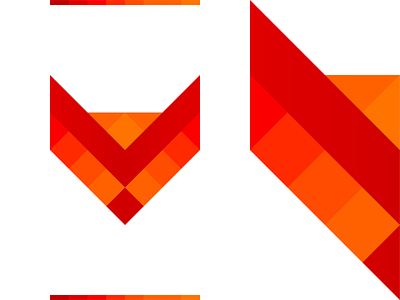Creative fox logo design symbol: fox + pencil
