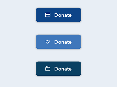 Donate Buttons button buttons clean design elements icon interface micro design simple ui