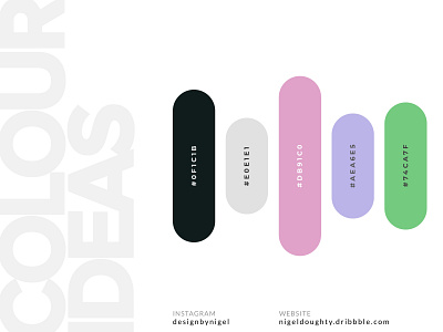 Colour Palette Ideas app concept app design bold branding clean colour colour palette dark design designgraphic green iphonex minimal mobile design pink purple simple webdesign