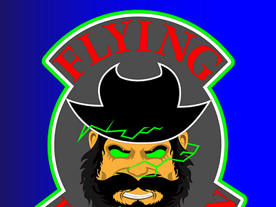 Flying Dutchman animation art design dutchman e sports fly flying illustration illustrator logo pirate pirates vector
