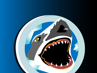 jaw shark animal animals art attack blood blue design fauna illustration jaw logo mirror sea ship tooth vector wild wild animal wildlife