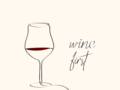 Wine fist artist branding design girl illustration illustrator lineart minimalism minimalismart red wine woman