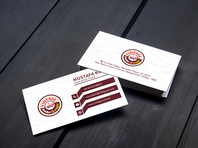 Business Card design for Vintage bake café