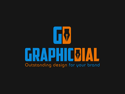 Logo design for graphicdial brand design branding branding design logo logo design logodesign logodesignchallenge logodesigner logodesignersclub logodesigns logos logotype