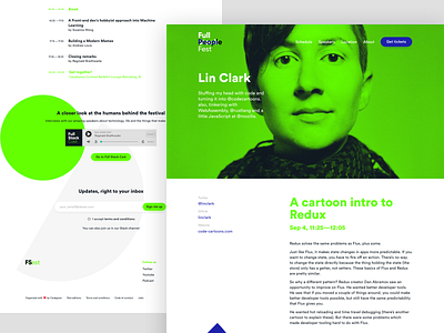Full Stack Fest Website brand branding codegram design identity design ui ui design user interface web
