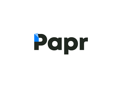 Papr brand branding identity design logo typography