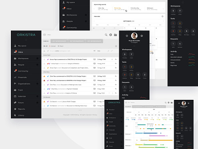 Orkistra dashboard interaction design ui ui design user interface