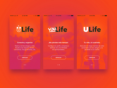 ULife app ui ui design user interface