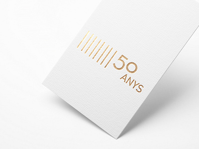 Guives 50 Anys design logo