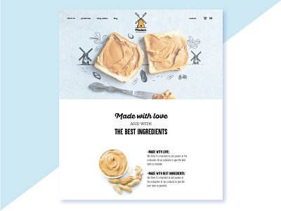 Pindam_ dutch peanut butter_webdesign