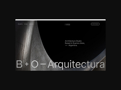 B + O Architecture | Site architecture brand identity branding design logo product design ui