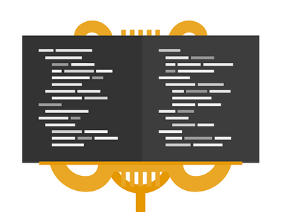 Compose Beautiful Code clean code conductor stand css dev digital flat html illustration music vector web