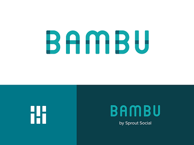 Bambu Brand brand branding icon iconography logo logomark social media vector