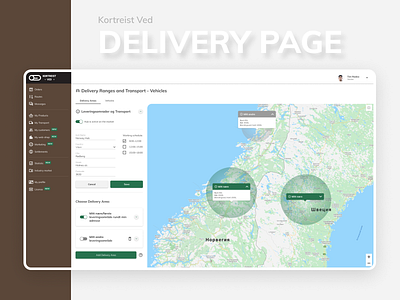 Kortreist Ved. Delivery & Transport Page