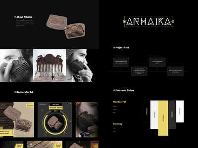 Arhaika case accessories case case study celtic dark e commerce landing page webflow website