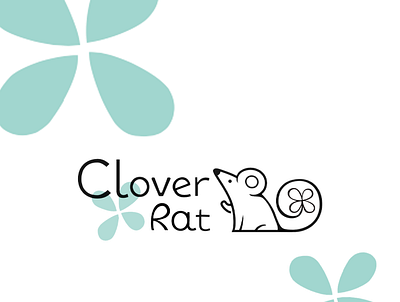 Clover Rrat branding design logodesign