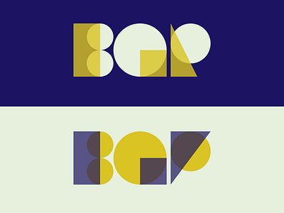 Logo Test Run brand branding geo geometric logo mad men retro yellow