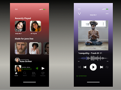 Music App UI Challenge