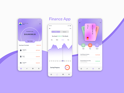 Finance App Design