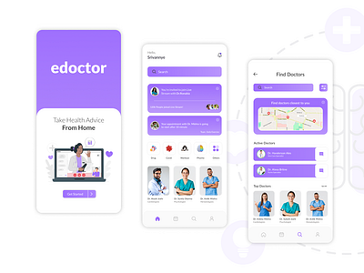 Online Doctor Service App app design branding colorfull creative design design dribbble best shot graphic design hello dribble illustration landing page logo ui ui ux ux