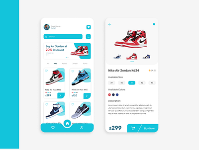 Sneakers Shop App app design branding colorfull creative design design dribbble best shot graphic design hello dribble illustration landing page logo ui uiux ux website seaign