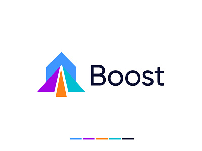 Boost - marketing brand identity development brand mark branding business clean design design ecommerce graphic design illustration logo logo design logo mark marketing minimalist logo modern online professional logo symbol