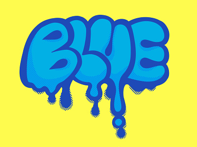 Blue blue design graffiti graffiti art graffiti digital graffiti tag hand letter hand lettering handletter handlettering illustration venomfencer