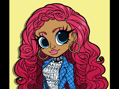 Class Prez character illustration doll doll illustration entertainment fashion doll girl portrait raster toy illustration