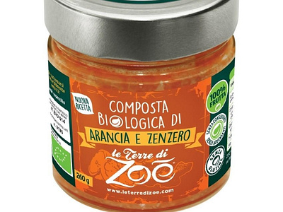 Organic Refined Sugar-Free Orange & Ginger Compote 260gr compote cooking food marmalade orange and ginger compote organic organic compote organic food organic marmalade